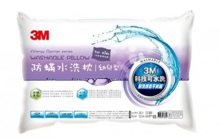 3M 新一代防螨防蹣水洗枕 幼兒型WZ600