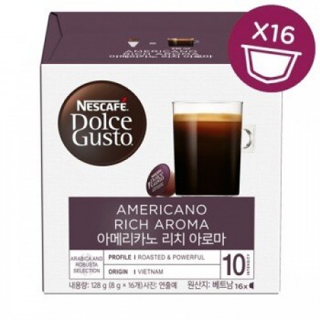 雀巢 Dolce Gusto 美式經典濃郁咖啡膠囊16顆/盒(單盒)