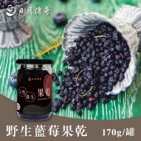 日月傳奇 野生藍莓果乾 170g 罐裝