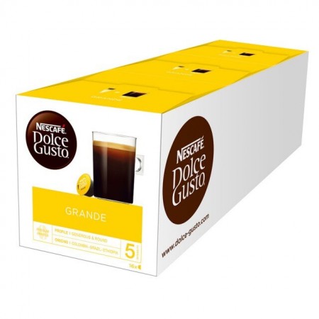 雀巢 Dolce Gusto 美式醇郁濃滑咖啡膠囊 (3盒)