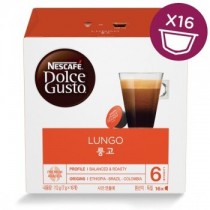 雀巢 Dolce Gusto 美式濃黑咖啡膠囊 16顆/盒 (單盒)